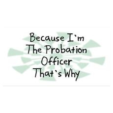 Because Probation Officer Poster