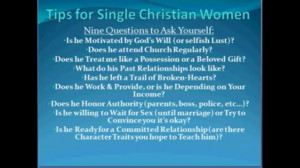 Tips for Single Christian Women
