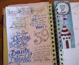 Art Journal Ideas | creative kismet dialy planner doodles quotes ...