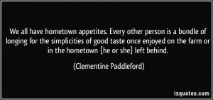More Clementine Paddleford Quotes