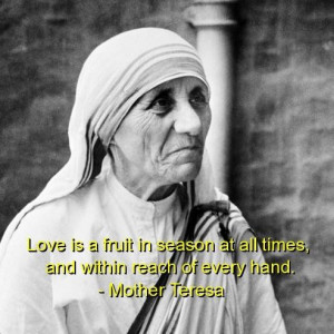 Mother teresa quotes sayings love cute wise witty