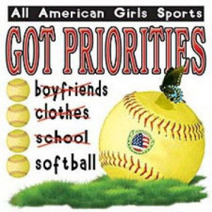 Fastpitch Softball T-Shirt (Fastpitch Softball All American Girls Got ...