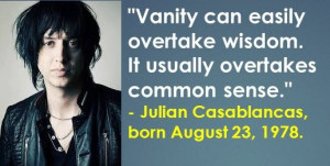 Julian Casablancas, born August 23, 1978. #JulianCasablancas # ...