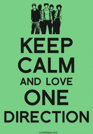 love it keep calm and love one direction