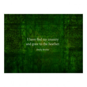 Fanciful Emily Bronte quote - Wuthering Heights Posters