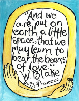 William Blake quote card blank inside by myquiethouse, $4.00 Love ...