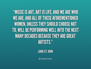 Quotes About Music and Art