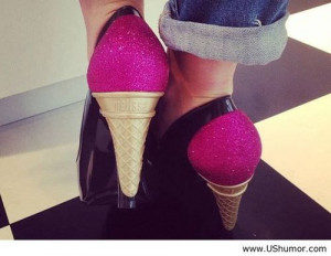 ... cream cone heels US Humor - Funny pictures, Quotes, Pics, Photos