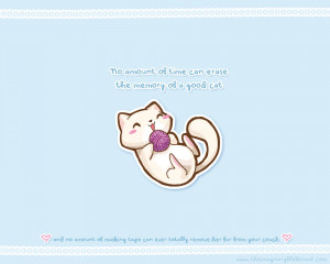 Yarn Cat Wallpaper by PeterPan-Syndrome