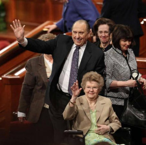 Wife of Mormon Prophet Dies at Age 85