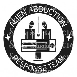Alien Abduction Response Decal