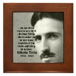 Nikola Tesla: Famous Scientist. Science Quote on Thrill of Invention ...