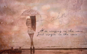 Singing In The Rain wallpaper