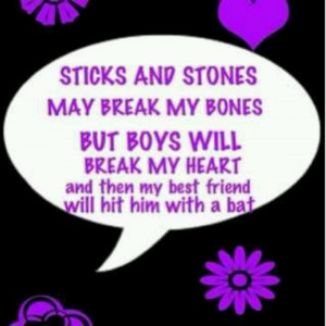Sticks And Stones Quotes Sticks and stones may break my