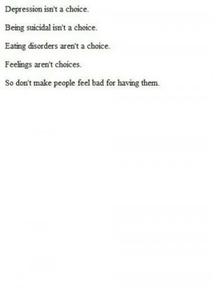 depression sad suicidal suicide quotes pain eating disorder alone ...