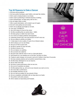 Top 38 Reasons to Date a Tap Dancer....