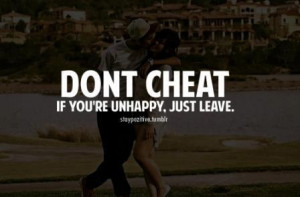 don't cheat