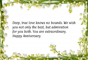 Deep, true love knows no bounds. We wish you not only the best, but ...