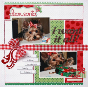 Dear Santa **Scrapbooking and Beyond** - Scrapbook.com Scrapbook Ideas ...