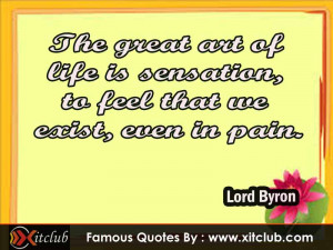 You Are Currently Browsing 15 Most Famous Quotes By Lord Byron