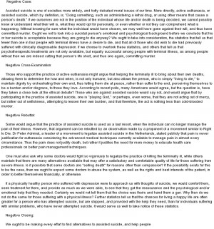 essay on Negative Case of Legalizing Assisted Suicide