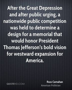 ... Thomas Jefferson's bold vision for westward expansion for America