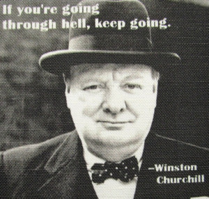 Details about WINSTON CHURCHILL QUOTE - Printed Patch - Sew On - Vest ...