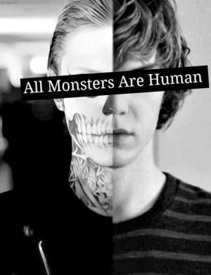 ... story, best, black and white, boy, cute, love, monster, quotes, tate