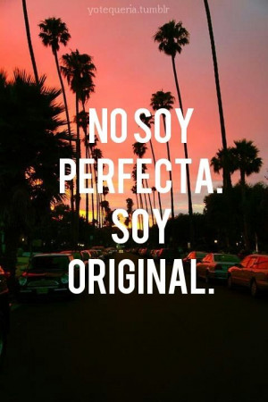 Am Not Perfect I am Original