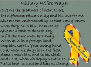 Military Wifes Prayer
