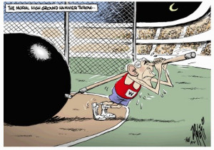 Bush Moral High Ground