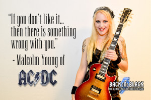 ... to liking ac dc thank you back n black unkie angus ac dc family