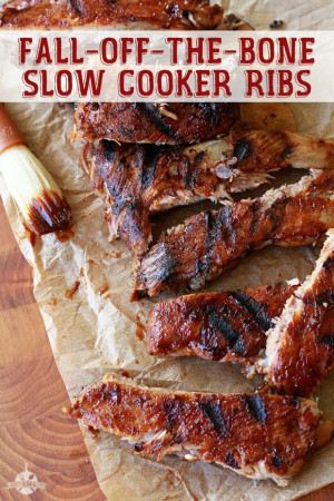 Fall-Off-The-Bone Tender Slow Cooker Ribs - Easy and delicious!