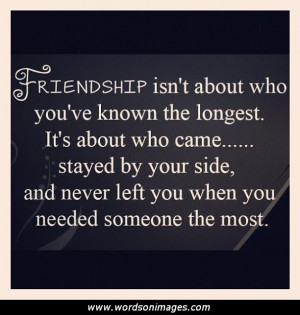 One sided friendship quote