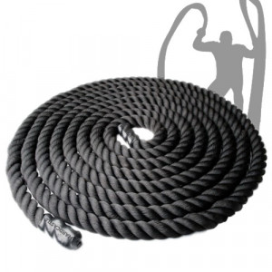 10M BATTLE ROPE CORE UPPER BODY STRENGTH HOME GYM/EXERCISE/WORKOUT ...