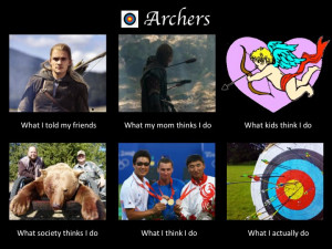 Archery isn't about being the best - it's about being better today ...