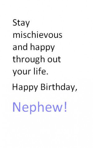 Nephew Birthday Quotes, Wishes and Messages