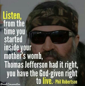 ... Robertson....a God loving, family based program on A&E ...Duck Dynasty