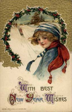 Schmucker-New-Year-Vintage-Postcard