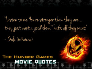 year ago tagged as thg hunger games hunger games quotes gale ...