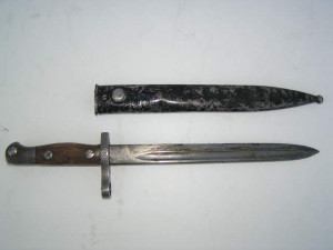 Old Bayonet with Markings