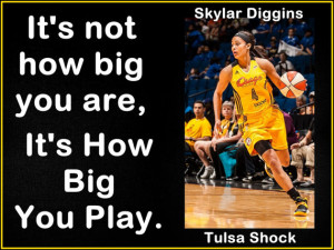 Basketball Poster Skylar Diggins Tulsa Shock Photo Quote Wall Art 8x11 ...