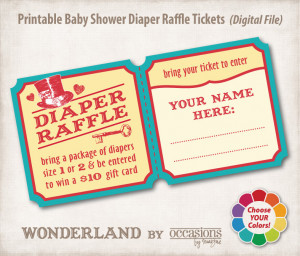 Diaper Raffle Ticket Credited