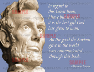 Lincoln Bible Poster