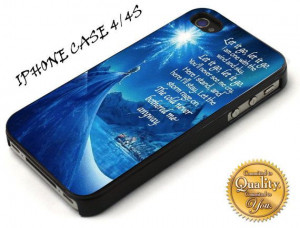Elsa Frozen Disney Quote, iPhone 4 Case, iP 5/5s/5c Case ,Samsung S3 ...