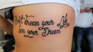 girl tattoos quotes and sayings