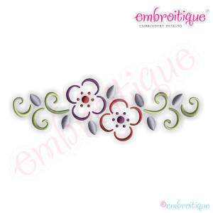 Floral Border Embroidery Designs