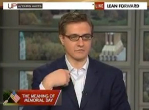Poster boy for this story, Chris Hayes, here explaining how he's ...