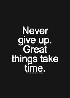 Never give up on your dreams. Even when you see a closed door and you ...