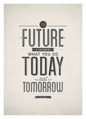 love all the different fonts in this simple but powerful Your Future ...